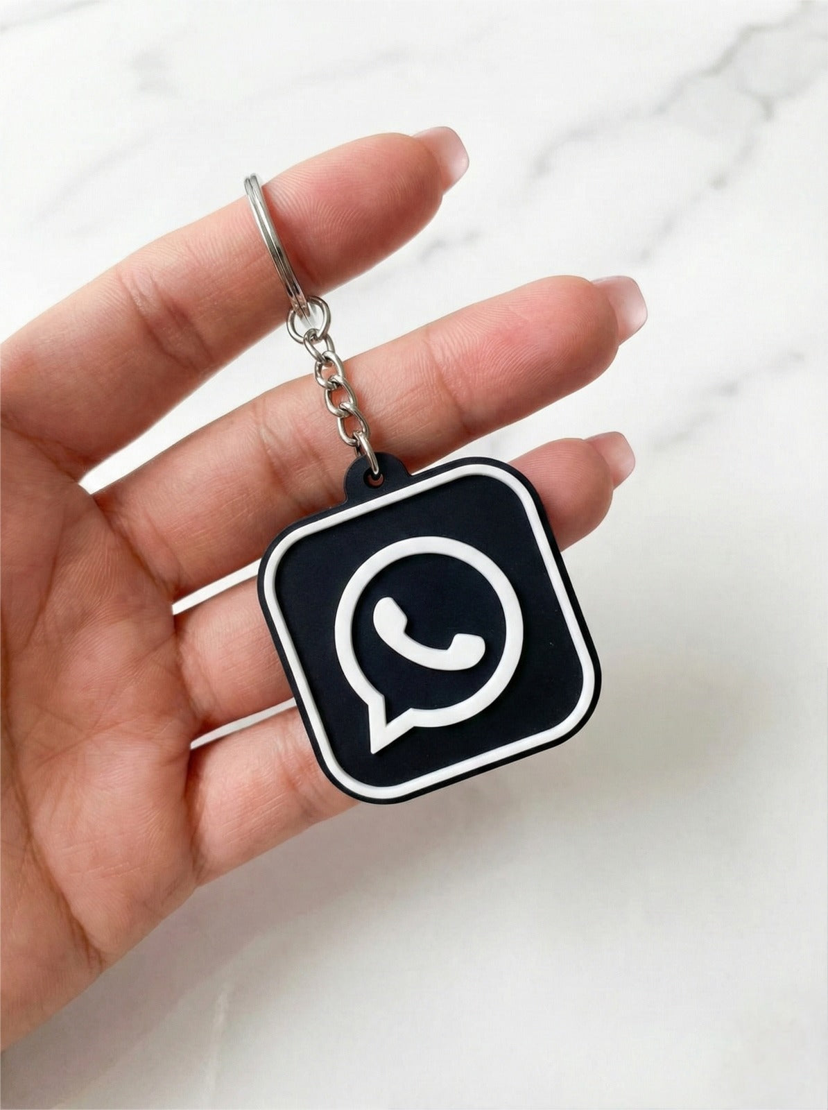 Llavero inteligente WA Negro