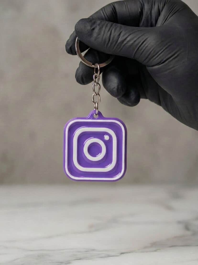 Llavero inteligente IG púrpura