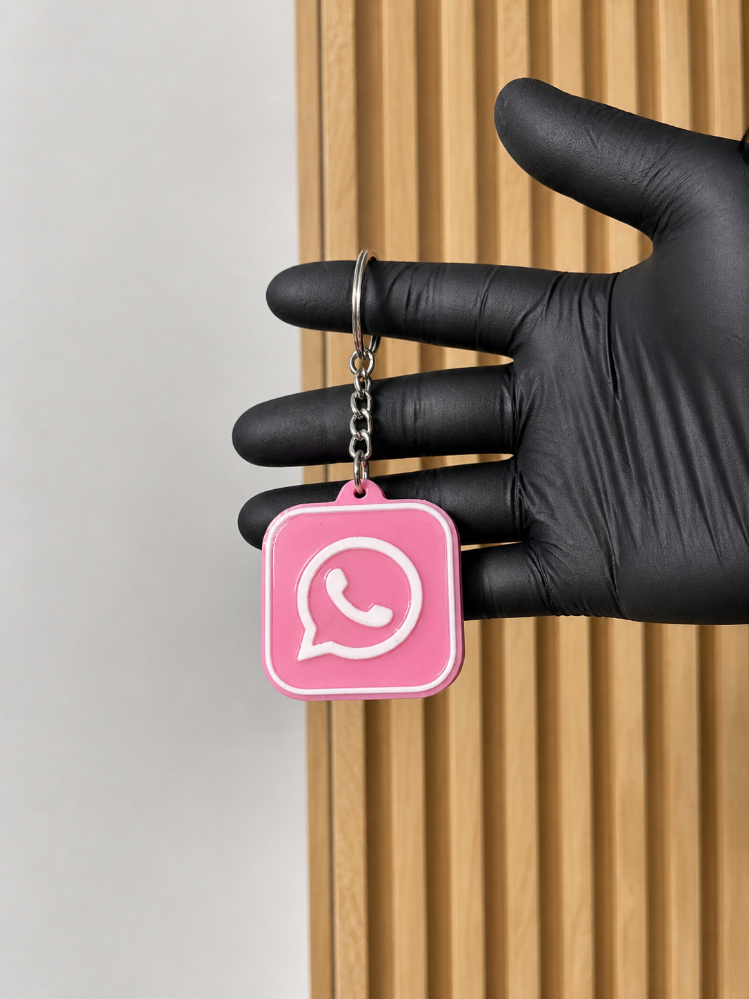 Llavero Inteligente WA Rosa
