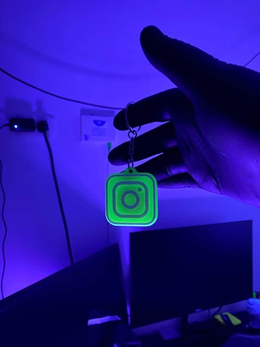 Llavero Inteligente IG Verde NEON